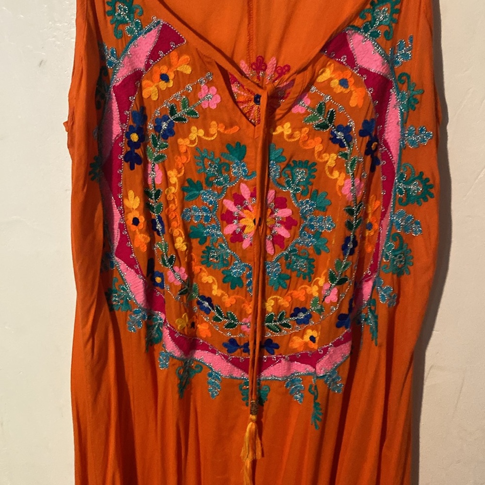 NWOT RARE Sundance RubyYaya mandala cover up dress M - Picture 4 of 11
